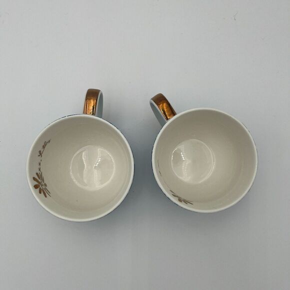 Lilly Pulitzer Blue Floral Ceramic Coffee Mug Set of Two - Picture 5 of 15